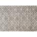 Ahgly Company Machine Washable Indoor Rectangle Contemporary Pale Silver Gray Area Rugs 8 x 12