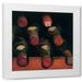 Amy Melious 26x26 White Modern Wood Framed Wall Art Titled - Vintage Wine Cellar II