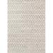 Ahgly Company Indoor Rectangle Mid-Century Modern Champagne Beige Solid Area Rugs 4 x 6