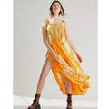 Free People Dresses | Free People Palm Beach Maxi Dress | Color: Orange/White | Size: M