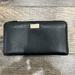 Kate Spade Bags | Kate Spade Black And Gold Leather Wallet | Color: Black/Gold | Size: Os