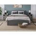 Viv + Rae™ Elliana Solid Wood Storage Platform Bed Wood in Gray | 41.375 H x 53.5 W x 81.5 D in | Wayfair 758FCA3500434F0884AAB1D088AB3E19