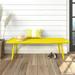 Ivy Bronx Levitus Wood Bench Wood in Yellow | 17.5 H x 52.25 W x 16.5 D in | Wayfair 1803E77FCCB64D9A92FCB416058AC9F2