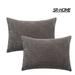 SR-HOME Throw Pillow Covers Pack Of 2 Rectangle Pillow Cover Pillowcases For Bed Couch Sofa Living Room Chair Soft Cushion Case, Dotted Velvet | Wayfair