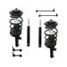 2005-2010 Volkswagen Jetta Front and Rear Shock Strut Coil Spring Sway Bar Link Kit - Detroit Axle