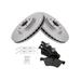 2006-2011 Mercedes ML350 Front Brake Pad and Rotor Kit - TRQ BKA24038