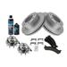 2001-2006 Chevrolet Silverado 3500 Front Brake Pad and Rotor and Wheel Hub Kit - TRQ BKA23961