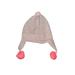 Crewcuts Winter Hat: Pink Print Accessories - Kids Girl's Size Large