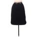 Ann Taylor LOFT Casual Skirt: Black Solid Bottoms - Women's Size 8