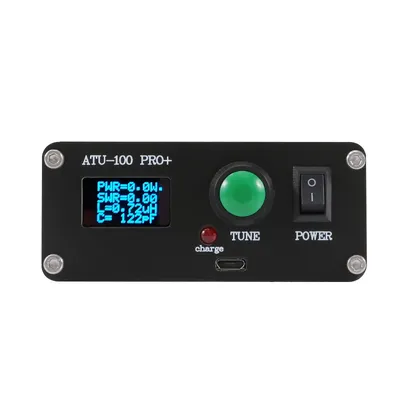 ATU-100 Pro + tuner d'antenne automatique 100W 1.8-50MHz écran OLED 0.96 pouces Atu100 assemblé avec