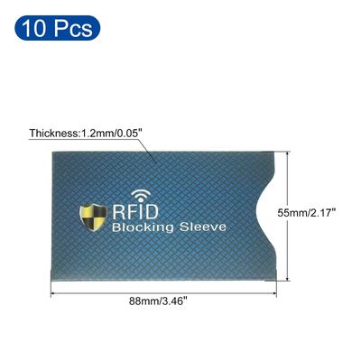 RFID Blocking Credit Card Sleeves, 10 Pack Contactless Protect Holder