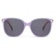 TOMS Women's Sunglasses Purple Sandela 201 Matte Lavender Crystal Frame And Rose Gold-Dark Grey Lens Sunglass