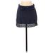Gap Body Casual Mini Skirt Mini: Blue Print Bottoms - Women's Size Small