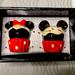 Disney Holiday | Mickey And Minnie Mouse Nib Sprinkle Cupcake Ceramic Salt Pepper Shakers Set | Color: Red/White | Size: Os