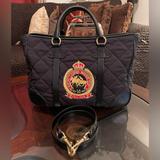 Ralph Lauren Bags | 100% Authentic Ralph Lauren Quilted Polo Winter Cup Travel Tote Bag Polo Black | Color: Black | Size: Os