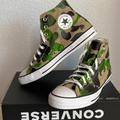 Converse Shoes | Converse Ctas Hi Camo Sneaker Shoes Sz 9.5 Mens New | Color: Black/Green | Size: 9.5