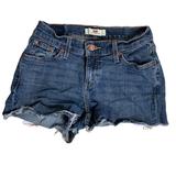 Levi's Shorts | Levi’s Curvy Jean Shorts 6 Misses Denim Cut Off’s Med/Dark Wash Stretch Low Rise | Color: Blue | Size: 6