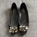 Kate Spade Shoes | Kate Spade Astro Jeweled Flats | Color: Black/Silver | Size: 6.5