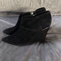 Coach Shoes | Coach Suede Bootie Black Size 8 | Color: Black | Size: 8