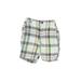 Gap Kids Khaki Shorts: Green Plaid Bottoms - Size 4