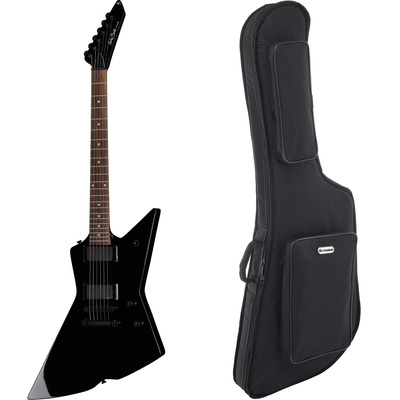 Harley Benton EX-84 Modern EMG BK Bundle