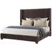 Red Barrel Studio® Corey Pleated Bed Upholstered/Polyester in Brown | 68.5 H x 83.5 W x 89.5 D in | Wayfair 5B893CB568524532B490475315A20C00