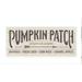 Trinx Pumpkin Patch Fall Halloween Holiday Word Tex Pumpkin Patch Fall Halloween Holiday Word Texture Design | 7 H x 17 W x 0.5 D in | Wayfair