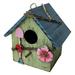 Taqqpue Wooden Bird Feeder Courtyard Villa Balcony Hanging Rainproof Bird Feeder Hummingbird House Feeder Bird Feeders for Outdoors Hanging on Clearance