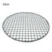 Round BBQ Grill Net 6 -15.2 Stainless Steel Barbecue Mesh Mat for Baking Smoking Charcoal Grilling Roasting Silver