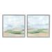 Stupell Industries Soft Abstract Landscape Scene Painting Gray Framed Art Print Wall Art Set of 2 Design by June Erica Vess