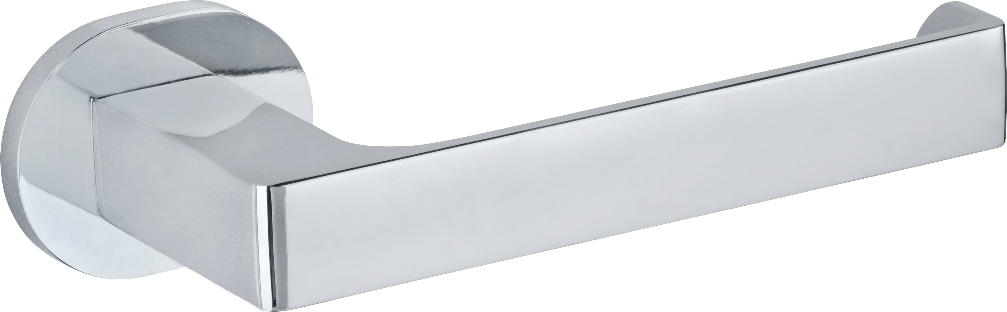 Toilettenpapierhalter WENKO "UV-Loc Maribor", grau (chromfarben), B:17cm H:5cm L:7,5cm, Zinkdruckguss, Toilettenpapierhalter, Befestigen ohne Bohren