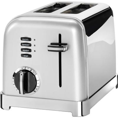 CUISINART Toaster "CPT160SE" silberfarben (frosted pearl silber) 2-Scheiben-Toaster