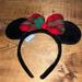 Disney Accessories | Holiday Mickey Ears | Color: Black/Red | Size: Os