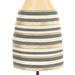 J. Crew Skirts | J.Crew Casual Skirt Stripes Gray Gold Ivory Mini | Color: Blue/Cream | Size: 2