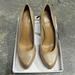 Nine West Shoes | New Nine West Women’s Taupe Leather High Heels Size 7.5 | Color: Cream | Size: 7.5