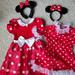 Disney Dresses | Disney - Big Sister/Little Sister Minnie's Polkadot Dresses And Minnie's Ears | Color: Red/White | Size: Girls 4-5 And 3-4