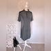 Nike Dresses | Nike Womens Dress Has An Invisible Back Pocket And Zip Up Neck Line Size Large | Color: Black/Gray | Size: L