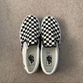 Vans Shoes | Nwot Unisex Checkered Vans Slip-On! | Color: Black/White | Size: 10.5