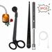 CNKOO 3Pcs pulse Igniter Candle Scissors Candle Hook Tool Set Flexible Neck USB Lighter for Candles Camping Grill Gas Stoves Cooking