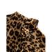 Cute Leopard Print Round Neck A Line Long Sleeve Multicolor Toddler Girls Dresses (Girl s)