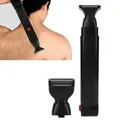 Rasoir électrique pour le dos Rechargeable par USB pour hommes outil d'épilation du corps entier