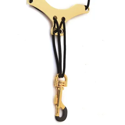 Sangle de cou en cuir PU pour saxophone lanière initiée pour saxophone ténor alto clarinette