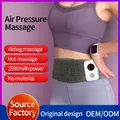 Electric Waist Massager Wireless with Air Compression Hot Compress Rechargeable Pain Relief Waist