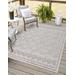 Diah 5' x 7' Bone/Beige Outdoor Area Rug - Hauteloom