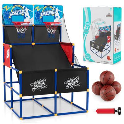 Costway Kids Arcade Basketball Game Set with 4 Bas...