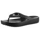 Zehentrenner CROCS "Classic Platform Flip W" Gr. 41, schwarz Damen Schuhe Sommerschuh Zehentrenner Badeschuh Strandaccessoires