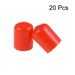 Rubber End Cap Vinyl Round End Cap Cover Screw Thread Protectors for Screw