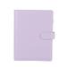 Biplut Button Snap On Notebook Journal Agenda Planner Book Diary Faux Leather Cover (Purple A5*)