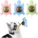 OSLEI Catnip Ball â€– Catnip Balls for Cats Wall: silvervine for Cats 3-Piece Silvervine Catnip Cat Toys for Indoor Cats Edible Cat nips Organic Ball Cute Silvervine Cat Toy