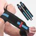 Naiyafly 1pcs Fitness Padded Wrist Thumb Brace Strap Power Weight Lifting Hand Wrap Support Gym Training Bar Wristband